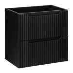 Szafka pod umywalkę 60cm 2 szuflady Czarny Mat NOVA BLACK D2 82-60-2S, Comad